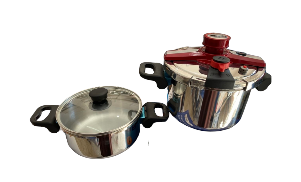 Cocotte 7+5L 4psc 6+4 forsa inox طنجرة الطهي 2