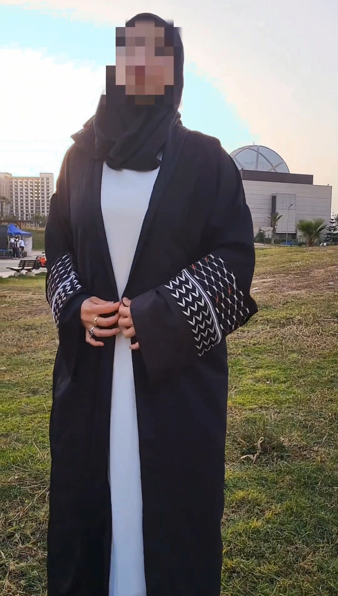 العباءة الفلسطينية المنسوجة 6
